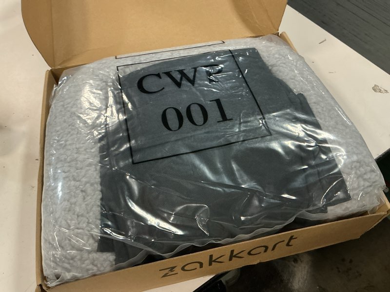 Condition photo showing As Is for Zakkart Cat Window Perch - 100% Metal Supported from Below - Comes with Warm Spacious Pet Bed - Cat Window Hammock for Large Cats & Kittens - for Sunbathing, Napping & Overlooking (Grey) Gray