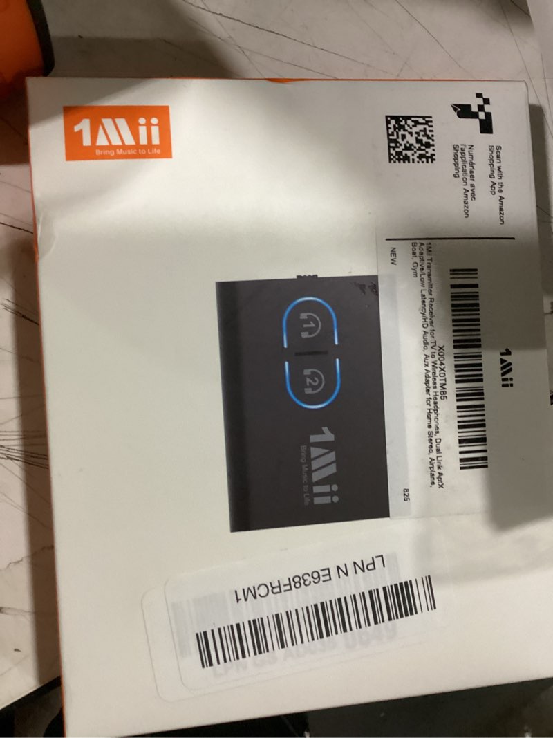 Condition photo showing Good Condition for 1mii bluetooth 5.3 transmitter receiver for tv to wireless headphones, dual link aptx adaptive/low latency/hd audio, aux bluetooth audio receiver adapter for home stereo, airplane, boat, gym black