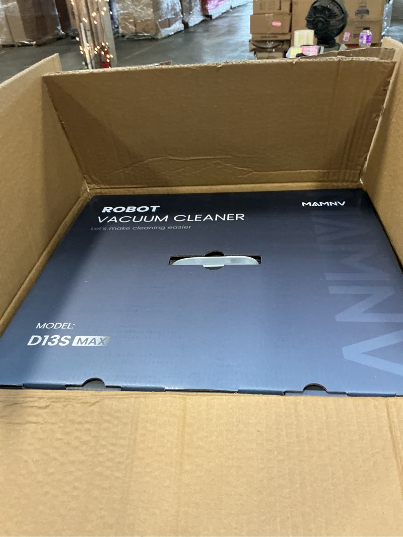 Condition photo showing New/Like New for Robot Vacuum and Mop Combo, Robot Vacuum Self-Emptying with 11500Pa Suction, 70-Day Capacity, Fast Home Mapping, LiDAR Navigation, Smart Obstacle Avoidance, Ideal for Pet Hair, Carpet, Hard Floor D13S MAX