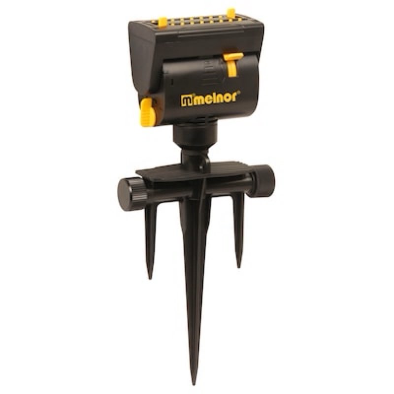 melnor minimax 4000-sq ft oscillating spike lawn sprinkler
