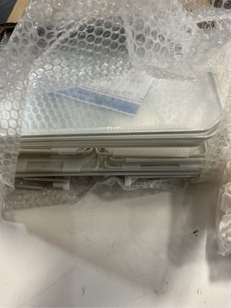 Condition photo showing New/Like New for MAGINELS 72 Pairs Shoe Rack Organizer,Shoes Storage Cabinet,Shoe Closet Storage Organizer System,Large Tall Shoes Shelves for Living Room,Closet,Bedroom,Hallway, White(48x12x72in) 72 Pairs White