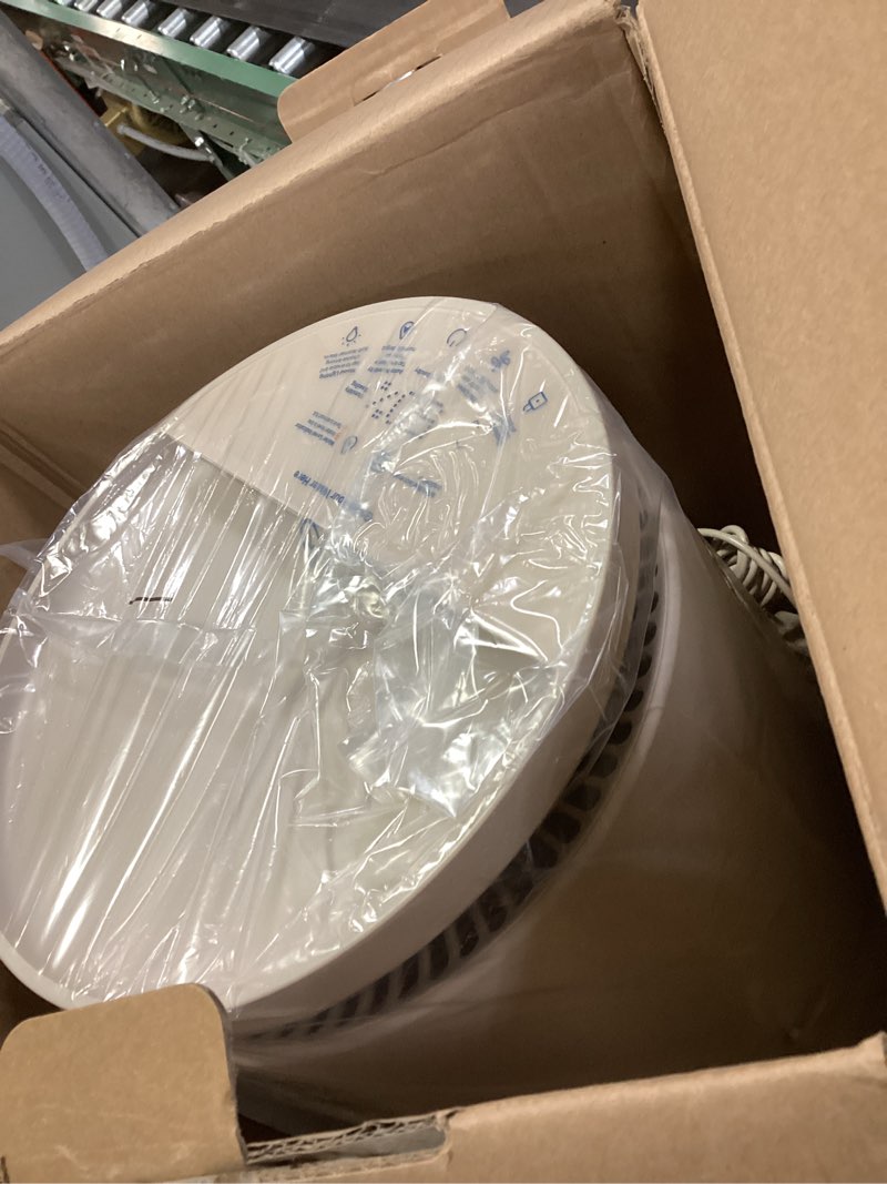 Condition photo showing New/Like New for BLUEAIR Room Humidifier - DreamWell - 48Hr Top-Fill Mist-Free InvisibleMist Technology Aroma Stone for Essential Oils and Soothing Mood Lighting - Quiet Operation for Bedroom and Home Use, Beige Beige Small