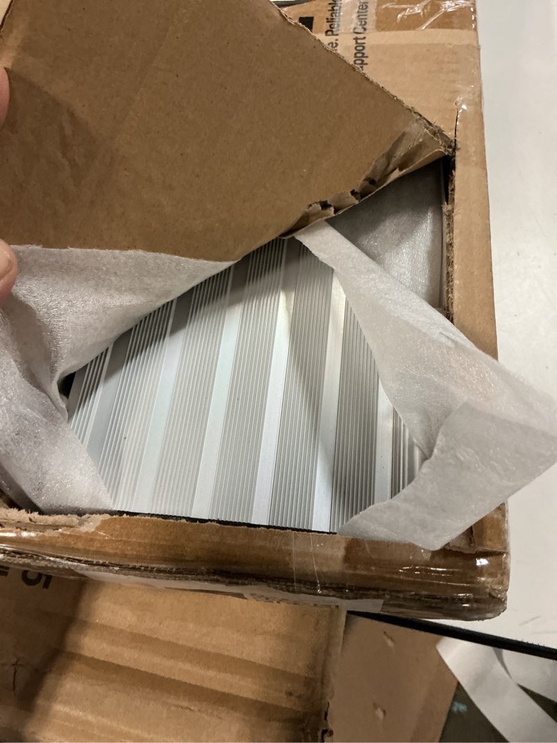 Condition photo showing Good Condition for vevor door threshold ramp 2‘’ rise aluminum alloy threshold ramp rated 800 lbs load capacity, handicap ramps for home steps for wheelchair, scooters, power chairs, walkers, bicycle, tricycle 2" rise gray