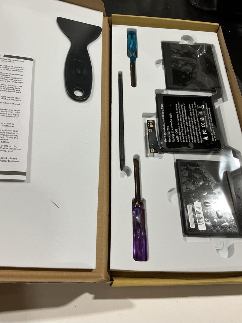 Condition photo showing Good Condition for macbook pro a1708 battery a1713 for macbook pro 13 inch a1708 late 2016 mid 2017 (emc 2978 3164), a2171 laptop replacement battery for macbook pro 13 inch a2159 (2019) a2289 (2020) a2338 (2020)