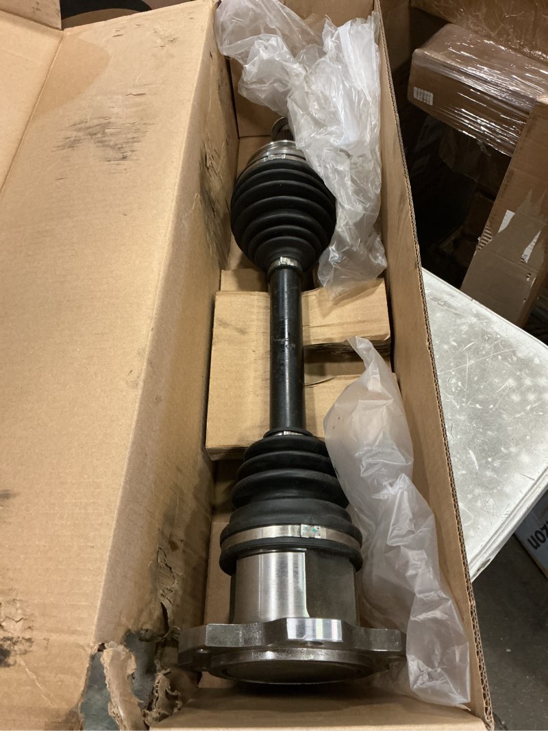 Condition photo showing As Is for duralast gold cv axle assembly b10039n