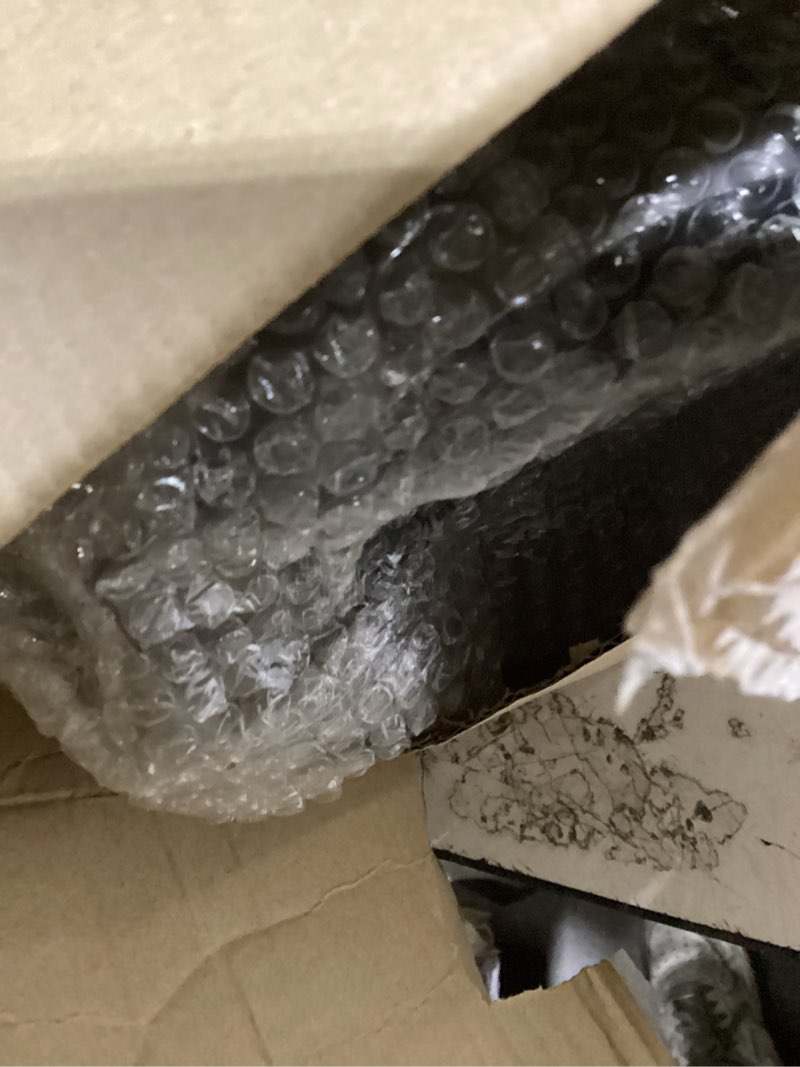 Condition photo showing Good Condition for 5 inch exhaust muffler, 5" inlet/outlet 30" overall length resonator, stainless steel straight through design performance muffler, 1 pc 5" inlet 30" overall length(8" wide)