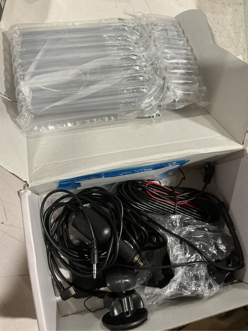 Condition photo showing Good Condition for portable wireless with apple carplay and android auto screen for car, 7" hd touch screen car stereo with mirror link, bluetooth 5.2, backup camera, aux,fm transmitter for all vehicle