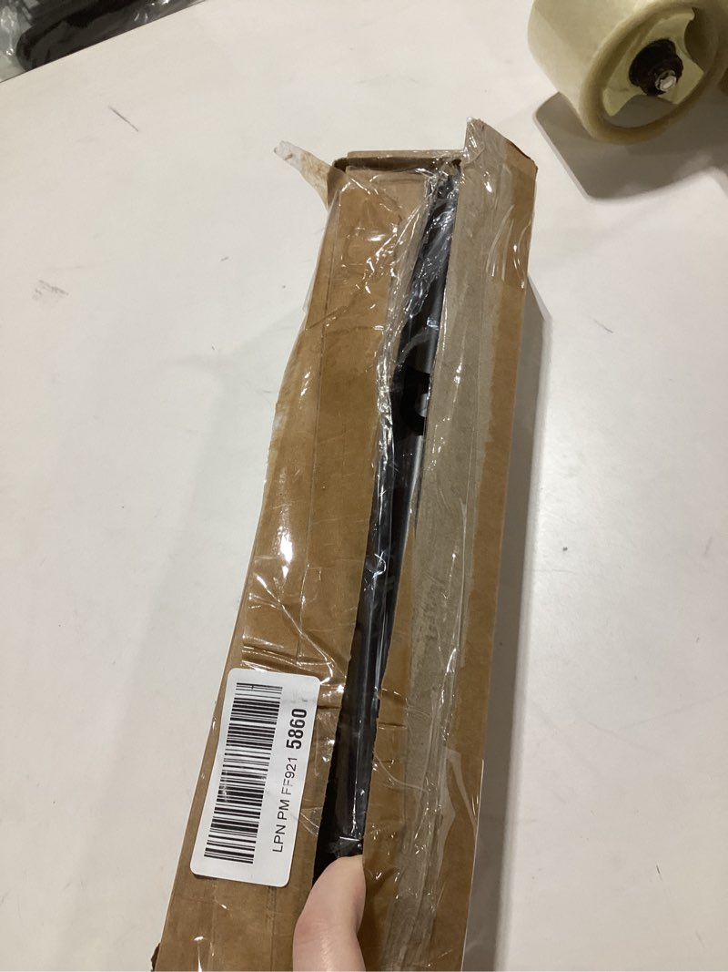 Condition photo showing New/Like New for ENJOYBASICS 2 Pack Adjustable Spring Tension Curtain Rods 32 to 66 Inches, Stainless Steel Matte Black Shower Rod No Drilling for Window, Bathroom, Closet, Room Divider, 7/8" Diameter Black 32-66"