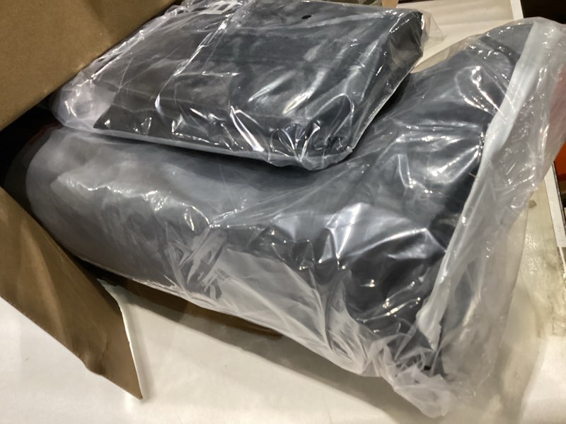 Condition photo showing As Is for XL Oval Ice Bath Tub for Athletes with Cover by Brisk Bear - Extra Large Cold Plunge Tub for Recovery - Ice Bath Plunge Pool with Digital Timer - Cold Plunge to Soothe Muscles - Black Ice Tub