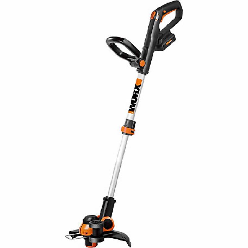 worx nitro 20v 13" cordless string trimmer with brushless motor, 3-in-1 grass trimmer edger mini-mower, lightweight weed trimmer command feed instant line advancement wg173– battery & charger included