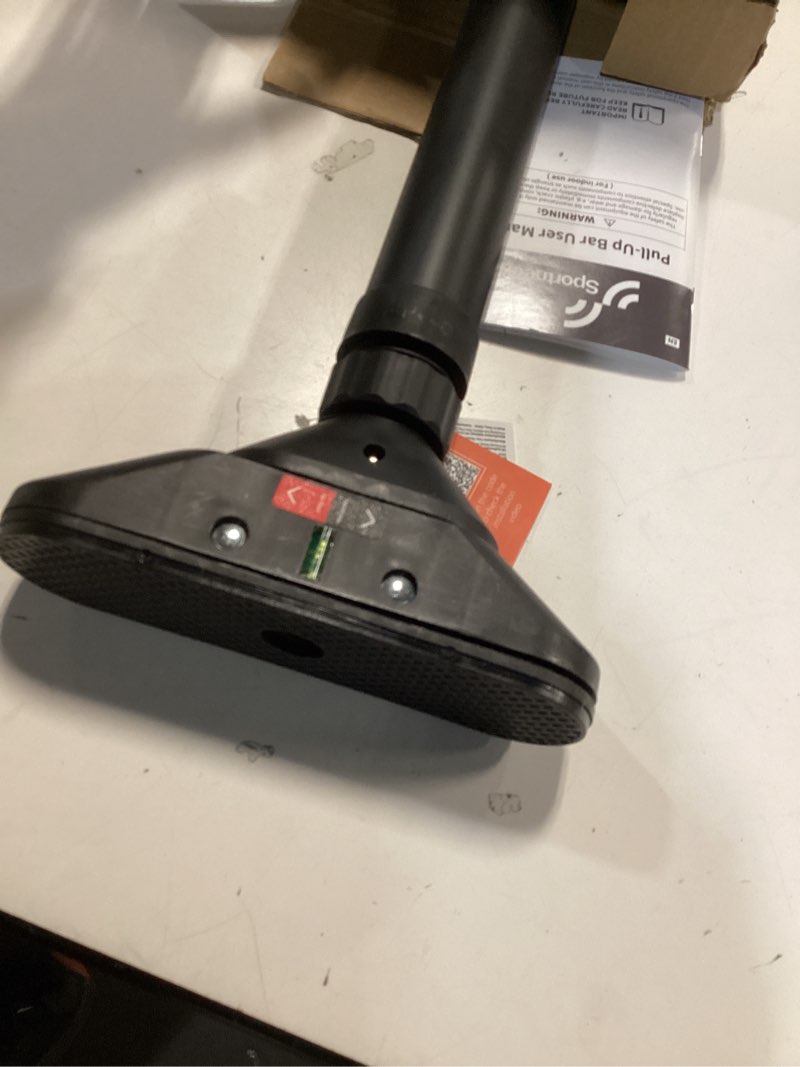 Condition photo showing Good Condition for Sportneer Pull Up Bar: Strength Training Chin up Bar without Screws - Adjustable 29.5''-37'' Width Locking Mechanism Pull-up Bar for Doorway - Max Load 440lbs for Home Gym Upper Body Workout, Non-slip