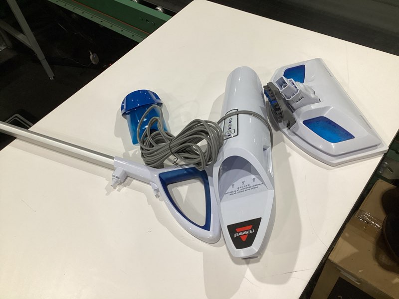 Condition photo showing Good Condition for Bissell Power Fresh Steam Mop with Natural Sanitization, Floor Steamer, Tile Cleaner, and Hard Wood Floor Cleaner with Flip-Down Easy Scrubber, 1940A PowerFresh Steam Mop, USED, NOT TESTED