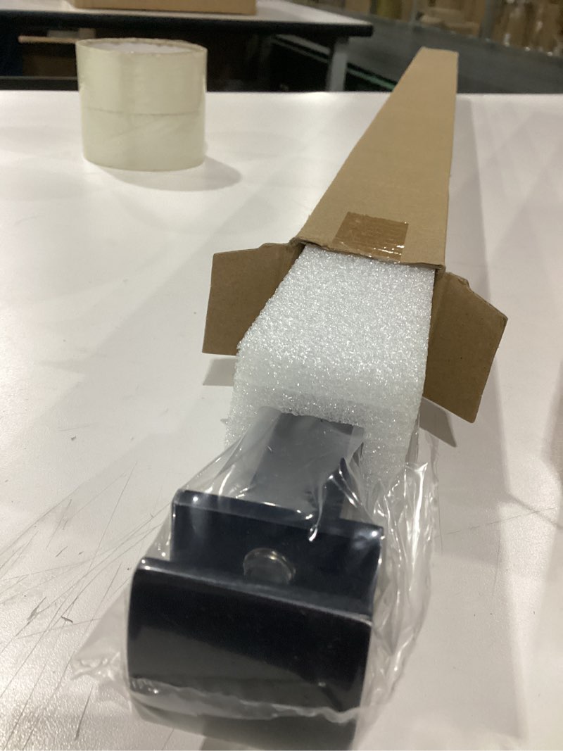 Condition photo showing New/Like New for Frameless Shower Door Support Bar, Stainless Steel Wall-to-Glass Support Arm to Fixed Shower Glass Panel, for 1/4"-3/8" (6-10 mm) Door, 180° Pivot & Stow-Flat Mode (Matte Black, 15.8-inch(400mm)) Matte Black 15.8-inch(400mm)