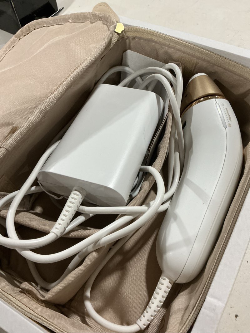 Condition photo showing As Is for braun ipl, silk·expert pro 5, ipl hair removal for women and men, permanent laser hair reduction at-home, 1 head, ipl5100