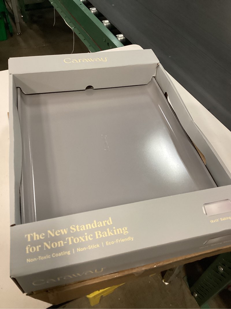 Condition photo showing New/Like New for caraway non-stick ceramic large baking sheet in a gray finish