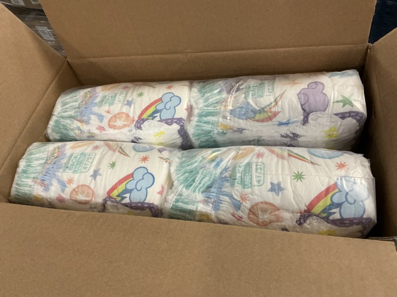 Condition photo showing New/Like New for Pampers Training Pants - Easy Ups Girls & Boys - Size 4T-5T, 104 Count, Peppa Pig Potty Underwear (Packaging May Vary)