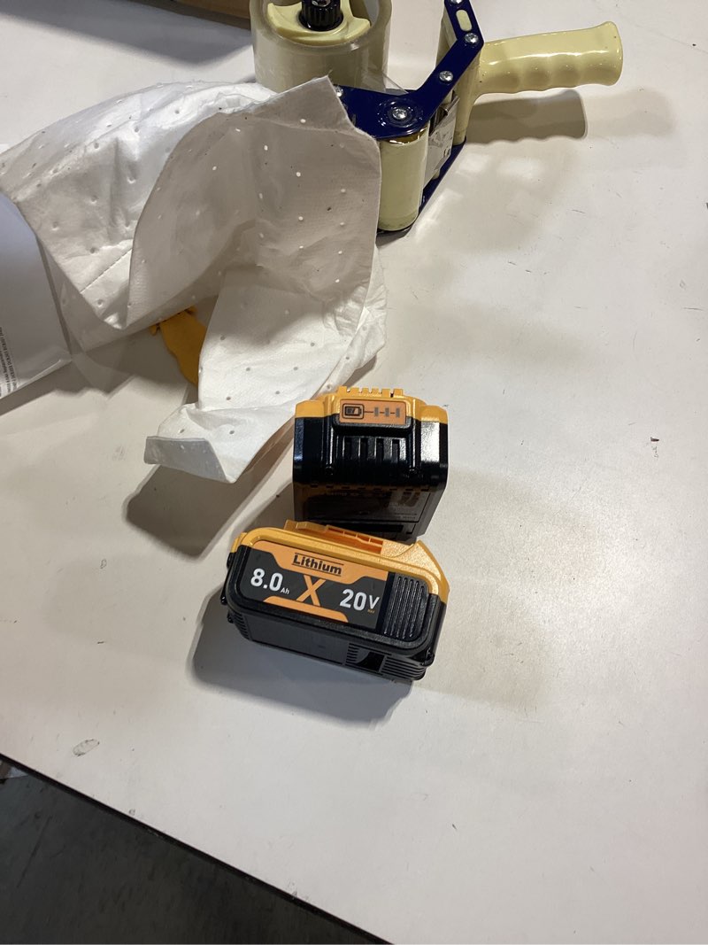 replacement for dewalt 20v battery max 8.0ah lithium cordless tools dcb180 dcb205 dcb206 dcb206-2 dc