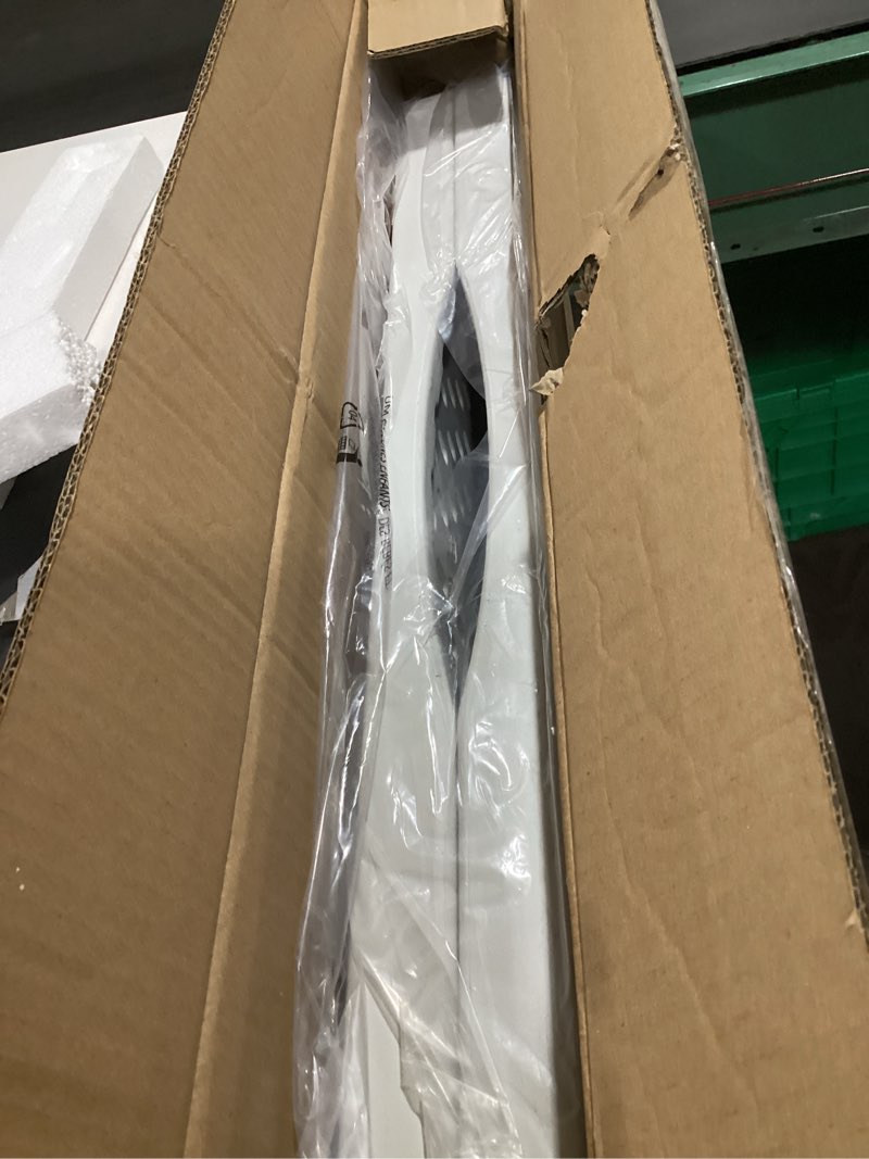 Condition photo showing Good Condition for fdw 6ft folding table, portable fold-in-half plastic picnic party table with carrying handle (white white 6 ft 70"x29"