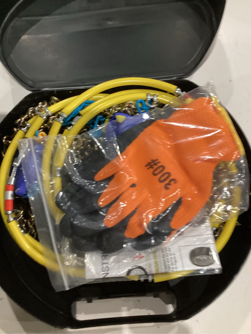 autofixing snow chains - tire chains for cars, trucks, and suvs, with quick 1-minute installation. t