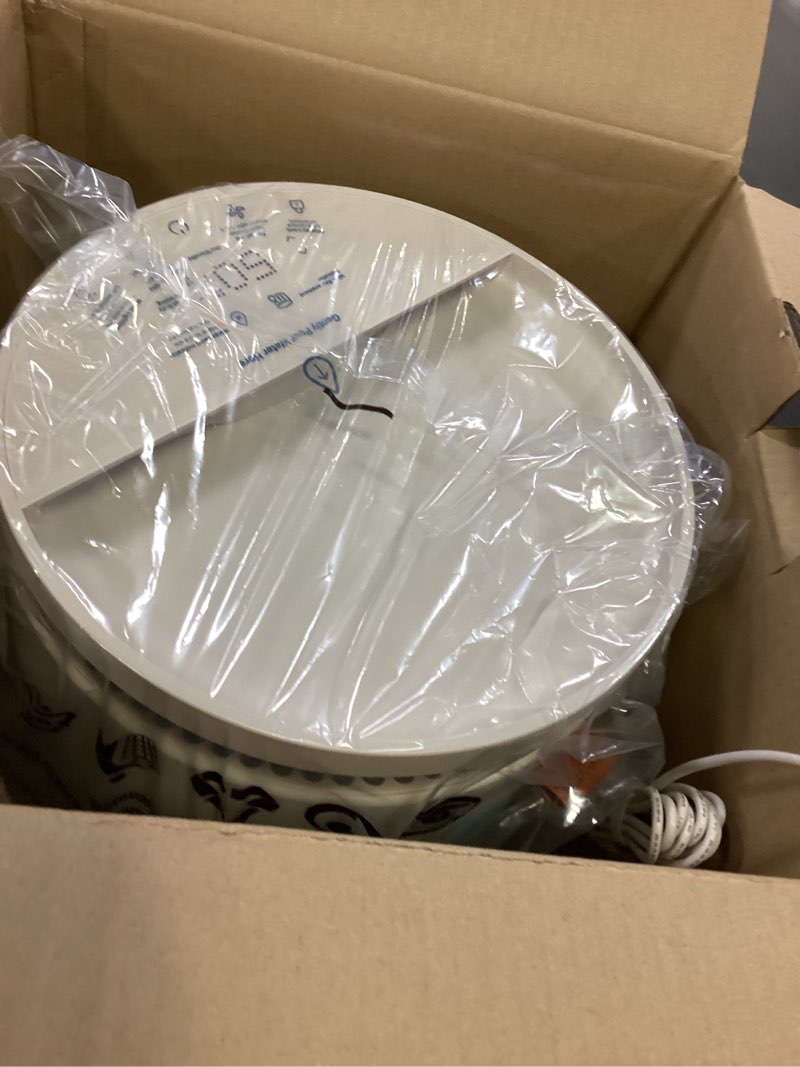 Condition photo showing New/Like New for BLUEAIR Room Humidifier - DreamWell - 48Hr Top-Fill Mist-Free InvisibleMist Technology Aroma Stone for Essential Oils and Soothing Mood Lighting - Quiet Operation for Bedroom and Home Use, Grey