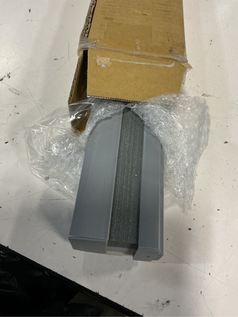 Condition photo showing Good Condition for dez furnishings cordless 1.5" blackout cellular shade, anchor gray, 27" w x 54" h