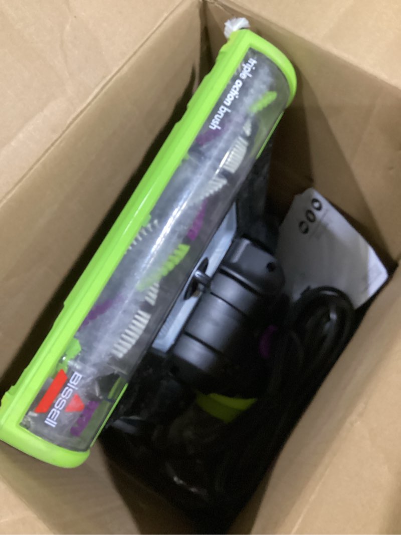 Condition photo showing Good Condition for bissell cleanview swivel vacuum with triple action brush roll, swivel steering, extension wand, easy-empty dirt tank, multi-cyclonic suction system, new 2024 model royal blue