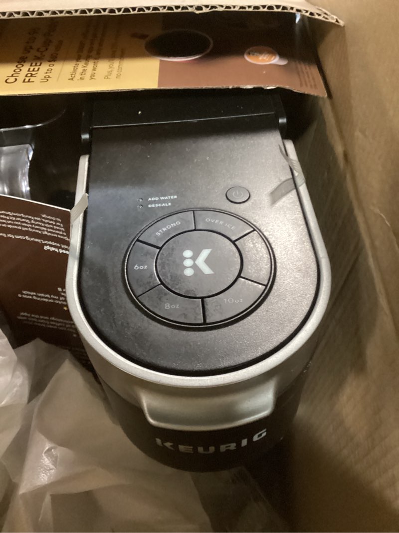 Condition photo showing As Is for Keurig K-Supreme SMART Coffee Maker, MultiStream Technology, Brews 6-12oz Cup Sizes, Black