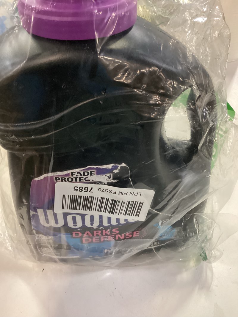 Condition photo showing New/Like New for woolite darks defense liquid laundry detergent, light fresh scent, 66 loads, 100 fl oz