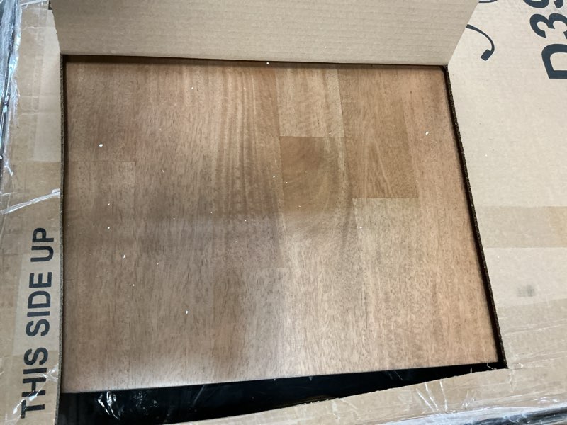 Condition photo showing item condition for Signature Design by Ashley Gesthaven Casual Counter Height Dining Table and 4 Bar Stools, Set of 5, Light Brown & Dark Brown Light Brown & Dark Brown Square