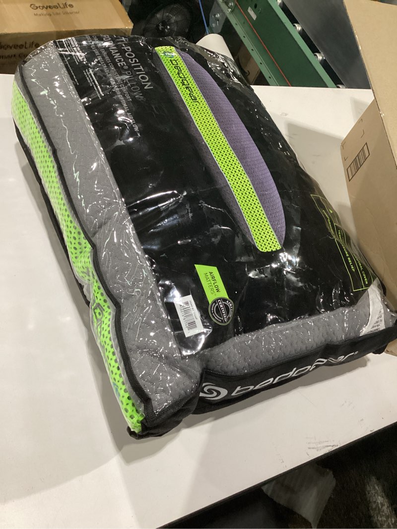 Condition photo showing Good Condition for bedgear multi position performance pillow – medium soft pillow – hypoallergenic pillow for neutral temperature and back, stomach, side, and multi-position sleepers