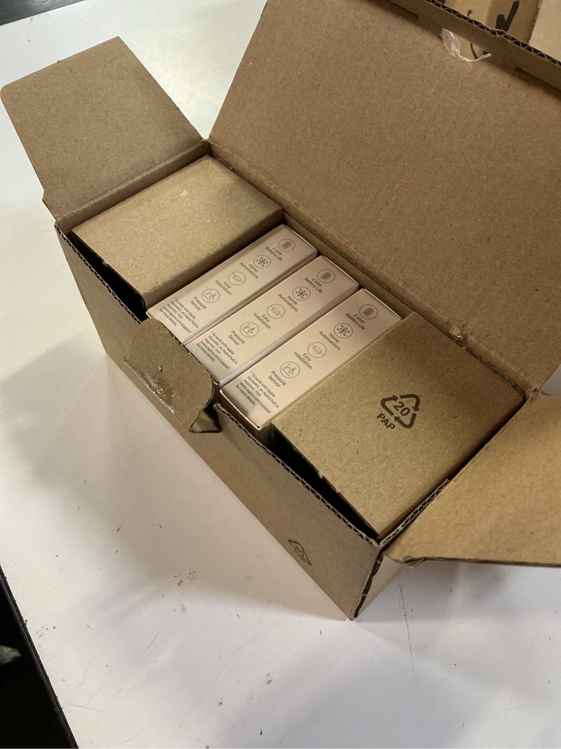 Condition photo showing New/Like New for aqara zigbee temperature and humidity sensor-3 pack, wireless thermometer hygrometer for home automation, remote monitoring, aqara hub required, compatible with apple homekit, alexa, works with ifttt