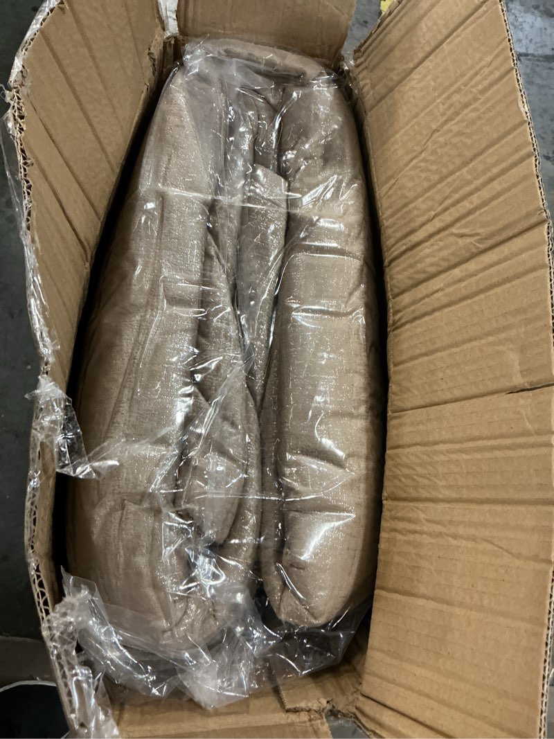 Condition photo showing Good Condition for Kenneth Cole - King Comforter Set, Velvet Metallic Bedding with Matching Shams, Velvet Home Decor, Oeko-Tex Certified (Banks Mink Brown, King) Banks Mink Brown King