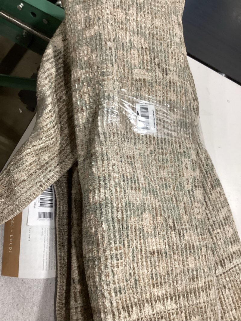 Condition photo showing Good Condition for loloi angela rose aubrey collection aub-04 sage/bark 5'-0" x 7'-0", .19" pile height, area rug sage / bark 5' x 7' (rectangular)