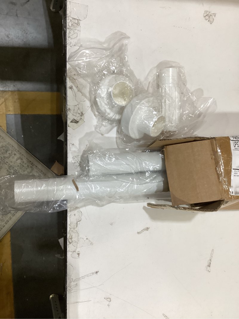 Condition photo showing New/Like New for white tension curtain rods 41-146 in extra long outdoor patio curtain rods no drilling adjustable heavy duty tension rods for windows bathroom living room curtains, rod diameter 1.26in