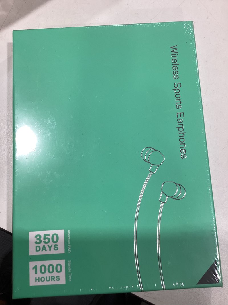 Condition photo showing New/Like New for lecefty neckband bluetooth headphones, 200h extra long playtime wireless stereo neckband earbuds with microphone, waterproof balanced armature drivers in ear headset for sports/workout (silver)