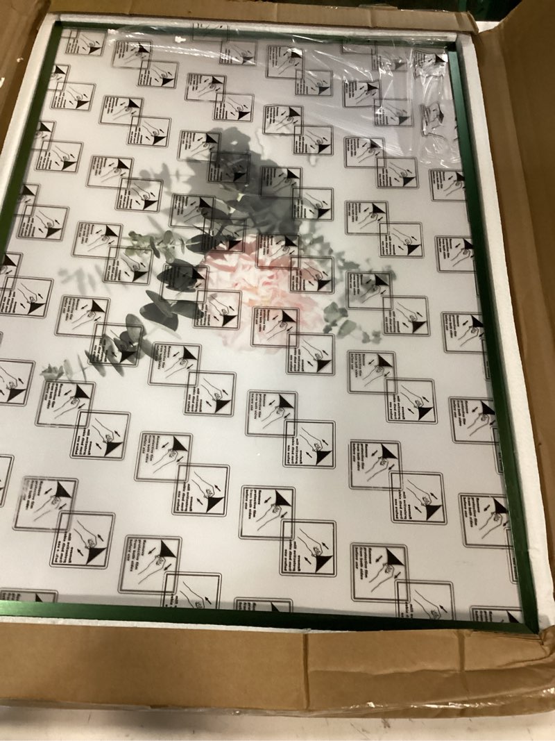 Condition photo showing Good Condition for golden state art, a2 aluminum picture frame, green metal thin poster frames for 16.5x23.4 inch photo, acrylic front, wall hook for horizontal or vertical display, 1 pack 16.5x23.4 green