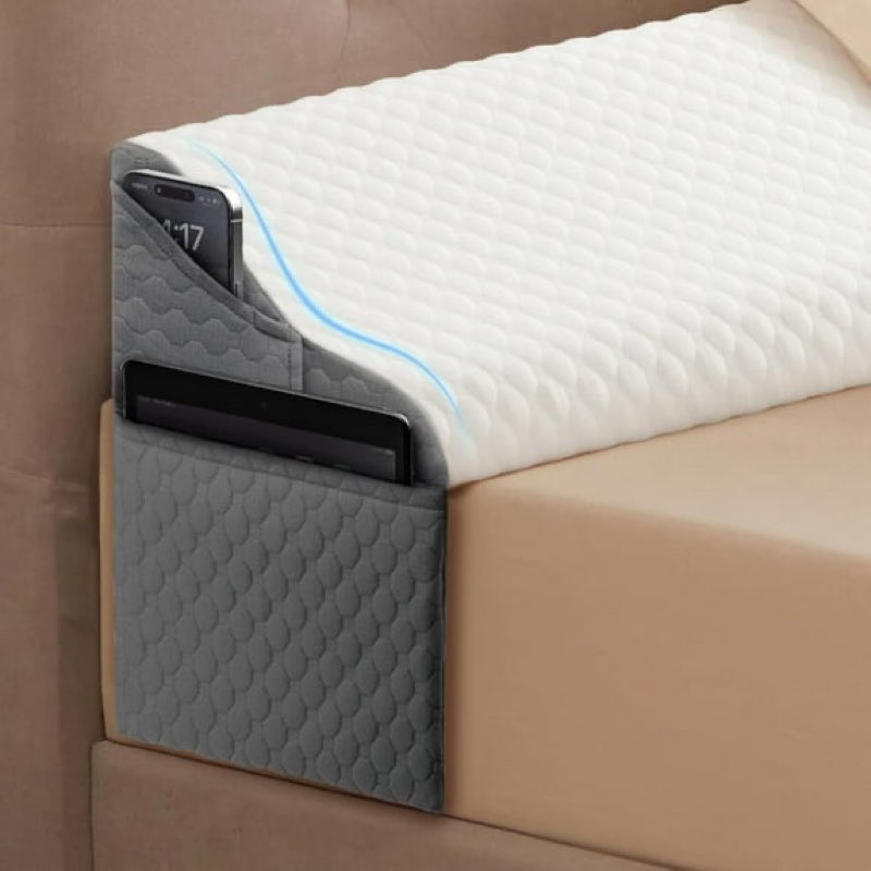 ZTVZTV King Size Wedge Pillow for Headboard, Bed Gap Filler Pillow, Stop Pillow Falling Down, Triang