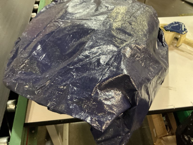 Condition photo showing As Is for Mattress Bags for Moving and Storage,Waterproof Mattress Cover for Moving with Heavy Duty Handles, Strong Zipper, Reusable Mattress Storage Bag, Moving Supplies & Moving Bags,King Size,Navy King Navy 1
