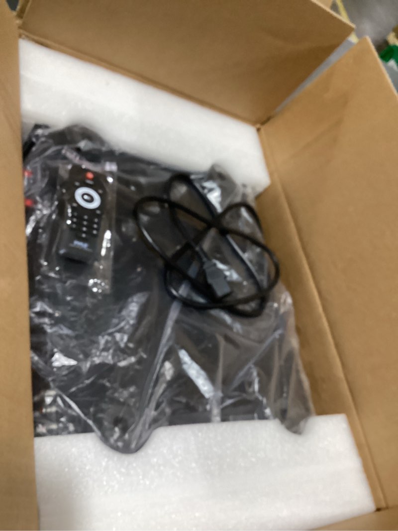 Condition photo showing New/Like New for pyle bluetooth multi-channel hybrid pre-amplifier system - 3000w home audio rack mount stereo power amplifier receiver w/ radio, usb, uhf, dual wireless karaoke mic, speaker sound system - pwma4004bt