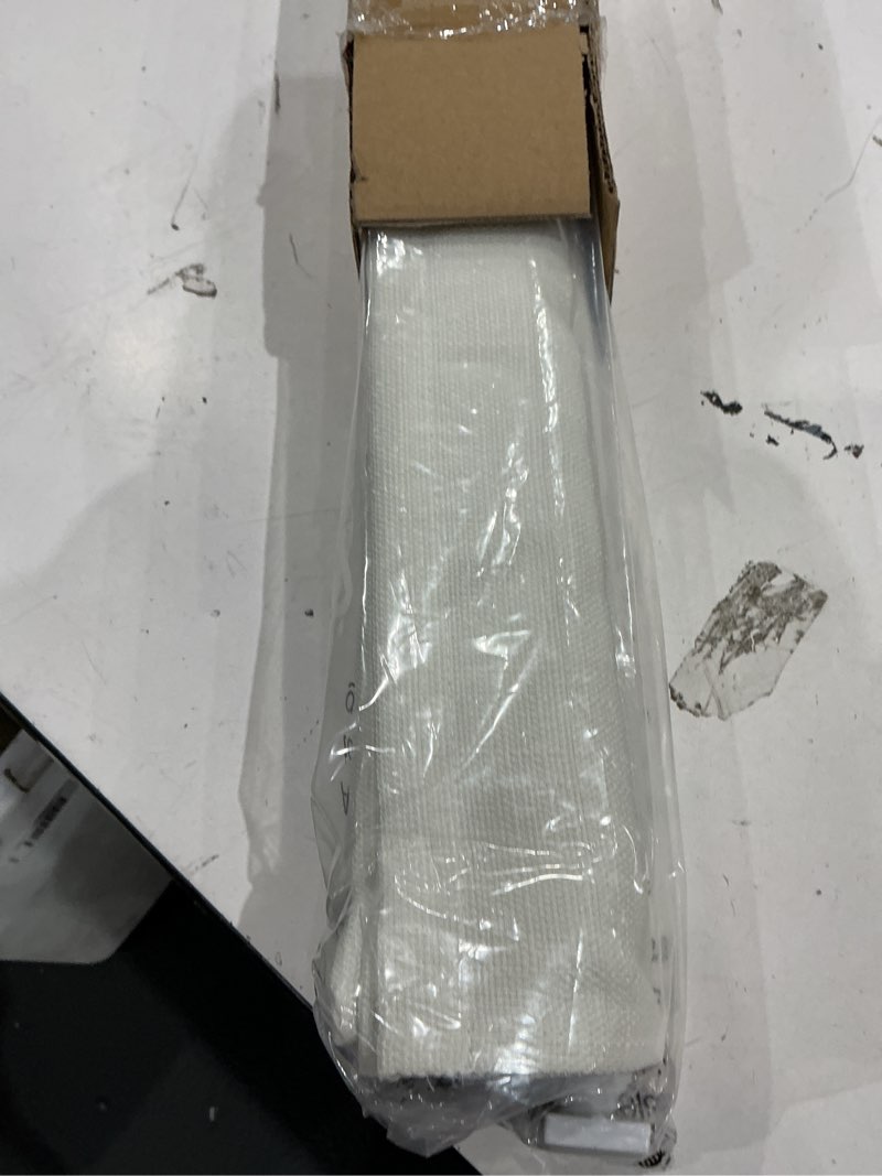 Condition photo showing Good Condition for lazblinds no drill roman shades for windows, cordless light filtering window shades with uv protection, polyester fabric for bedroom & living room, 31" w x 64" h, off white light filtering - off white 31"w x 64"h