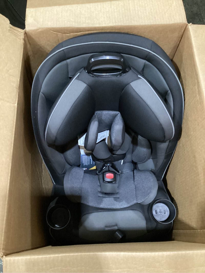 Condition photo showing Good Condition for Safety 1st Grow and Go All-in-One Slim Convertible Car Seat, Rear Facing, 5-40 lbs, Forward Facing (30–65 lbs), High Back Booster Seat 40-100 pounds, Black Phantom Black Phantom Original