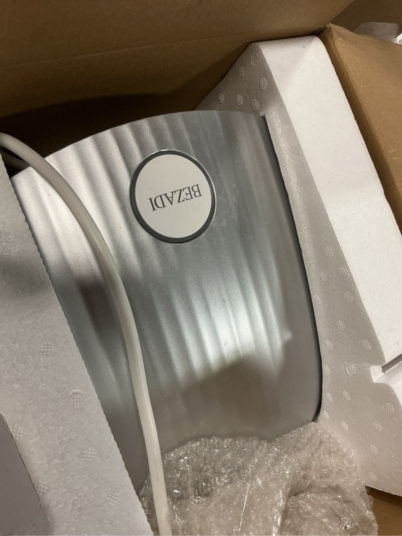 Condition photo showing As Is for 1200W Commercial Hand Dryer, High-Speed Hot & Cold Wind, Wall Mounted, Automatic Hand Dryer for Home, Bathroom, Industry - 110V, Silver, ABS Material