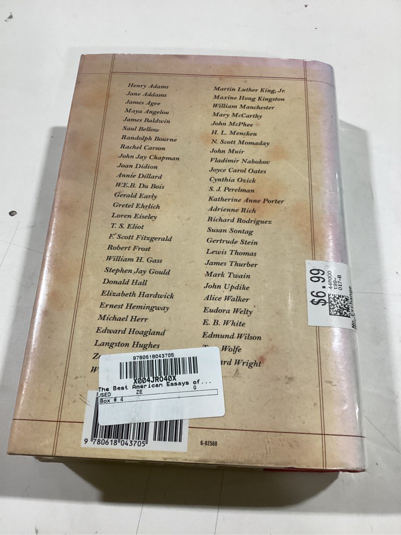 The Best American Essays of the Century