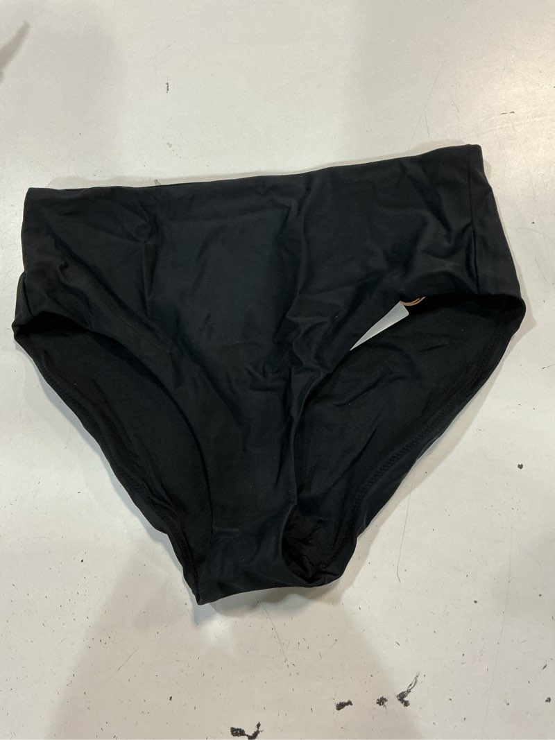 Condition photo showing Good Condition for italian high-rise bikini bottom, s, black