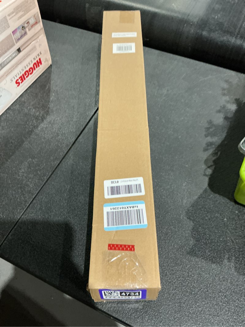 Condition photo showing New/Like New for lazblinds no tools no drill cordless bamboo roman shades, light filtering window treatment, roll up bamboo blinds for windows 30.5'' w x 64'' h, brown light filtering-brown206 30.5" w x 64" h