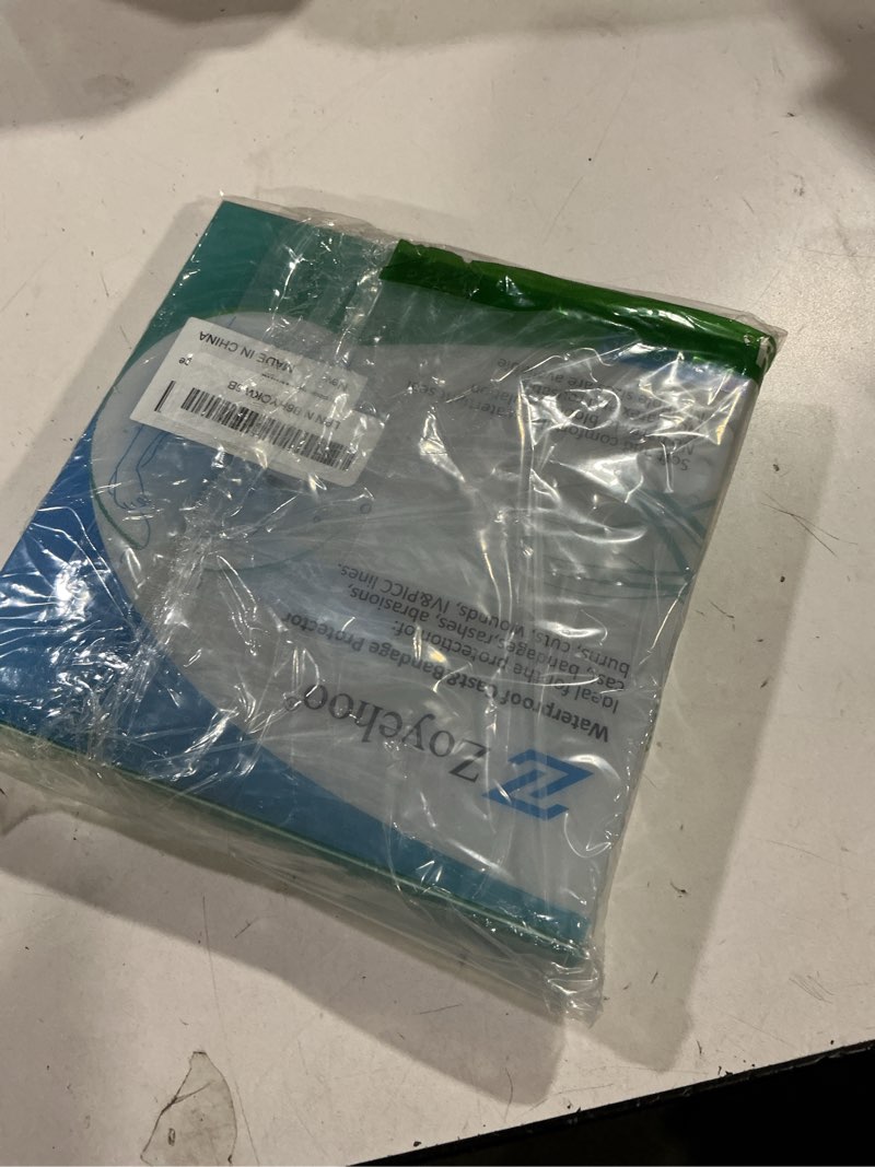 Condition photo showing New/Like New for picc line shower cover, picc line covers for upper arm, reusable iv&picc line sleeve protector for shower adult, waterproof cast covers for arm elbow chemotherapy home infusion bandage dressing wound large(pack of 1)