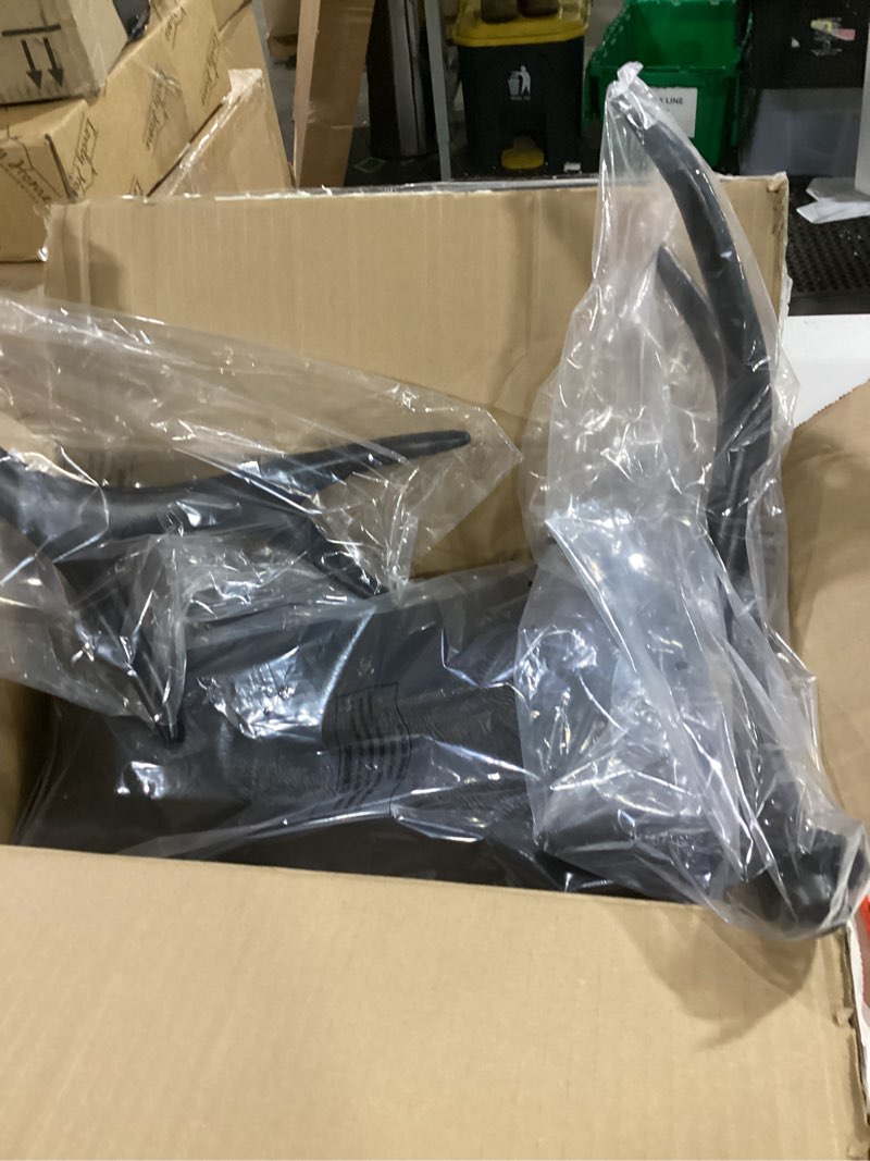 Condition photo showing Good Condition for notakia wall charmers large black faux deer head faux taxidermy animal head wall decor - handmade farmhouse decor - rustic wall decor deer antlers black large