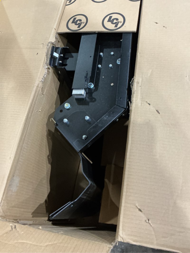 Condition photo showing Good Condition for lippert components 733931 solid step quad step for rv and travel trailer entry doorway black, 26-inch double double step 26-inch