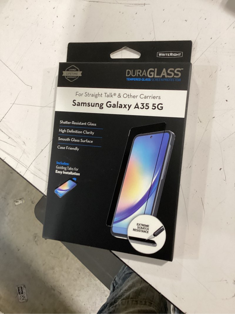 Condition photo showing New/Like New for duraglass tempered glass screen protector for samsung galaxy a35 5g