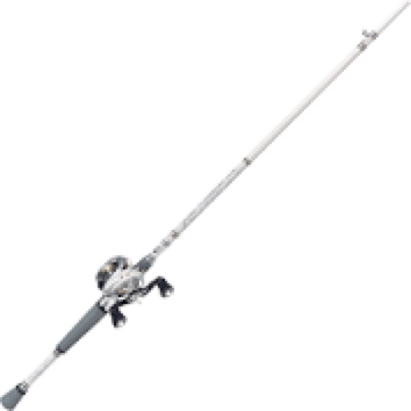 kilitn fishing rod and reel combo, white color baitcasting combo baitcast reel, 2-piece baitcaster r